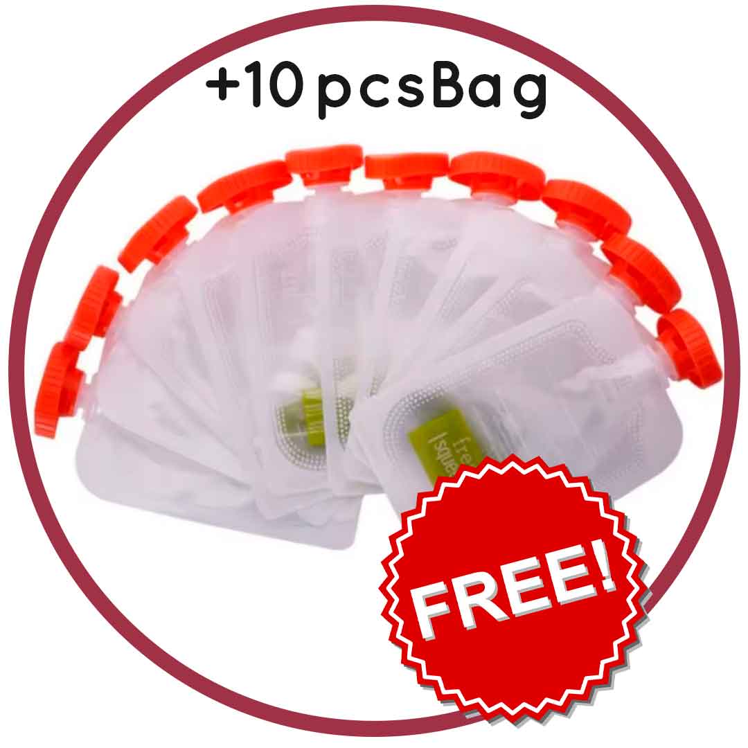 +FREE 10 Reusable Pouches